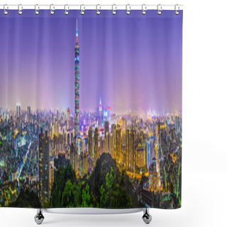 Personality  Taipei City Panorama Shower Curtains