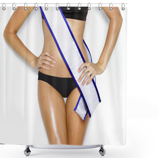 Personality  Woman Body Shower Curtains