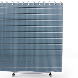 Personality  Gray Symmetric Striped Background Shower Curtains