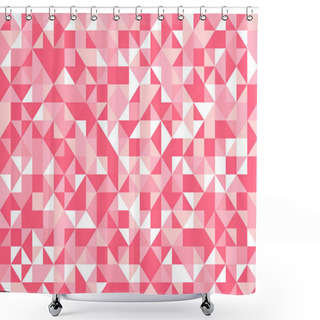 Personality  Colorful Mosaic Poly Pattern Shower Curtains