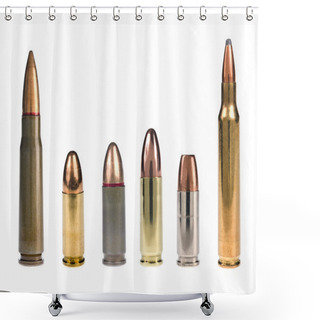Personality  Assorted Bullets Shower Curtains