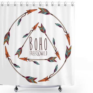 Personality  Boho Style Design Shower Curtains