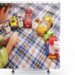Personality  Children And Toys Shower Curtains