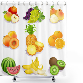 Personality  Fruits Shower Curtains