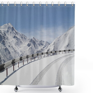 Personality  Road In The Mountains Shower Curtains