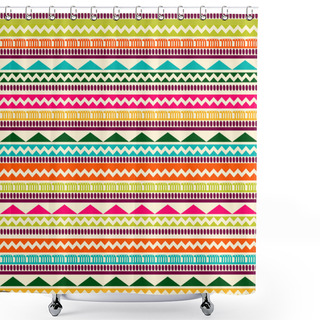 Personality  Seamless Ethnic Pattern Shower Curtains