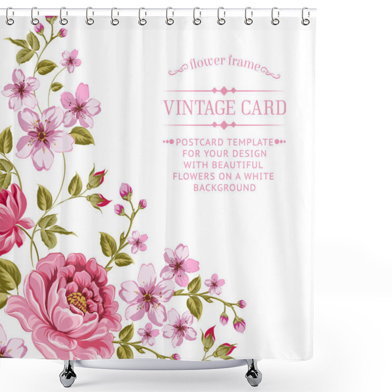 Personality  Luxurious Color Peony Background. Shower Curtains