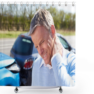 Personality  Driver Suffering Shower Curtains