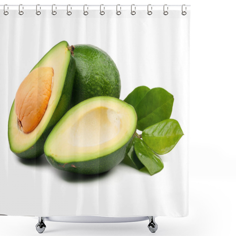 Personality  Avocado Isolated Shower Curtains