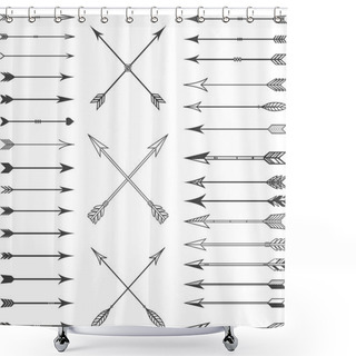 Personality  Arrow Set Shower Curtains