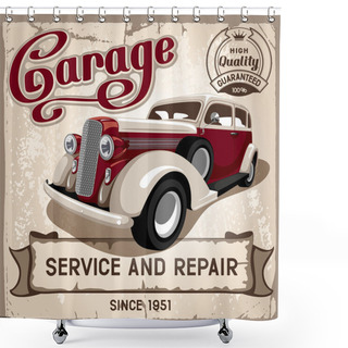 Personality  Auto Service Shower Curtains