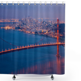 Personality  San Francisco Panorama Shower Curtains
