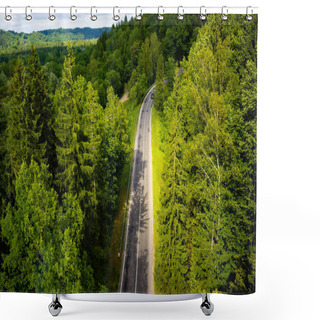 Personality  Highway Shower Curtains
