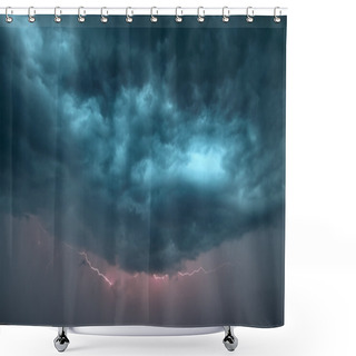 Personality  Dark Storm Clouds  Shower Curtains