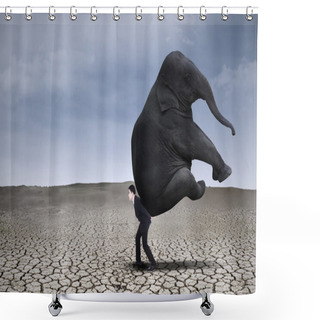 Personality  Leadership Concept Shower Curtains