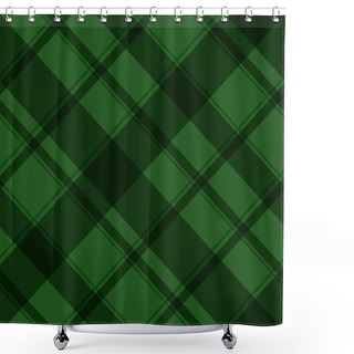 Personality  Plaid Seamless Pattern Shower Curtains