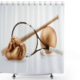 Personality  Sports Equipment Shower Curtains