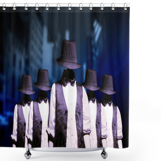Personality  New York Crime Shower Curtains