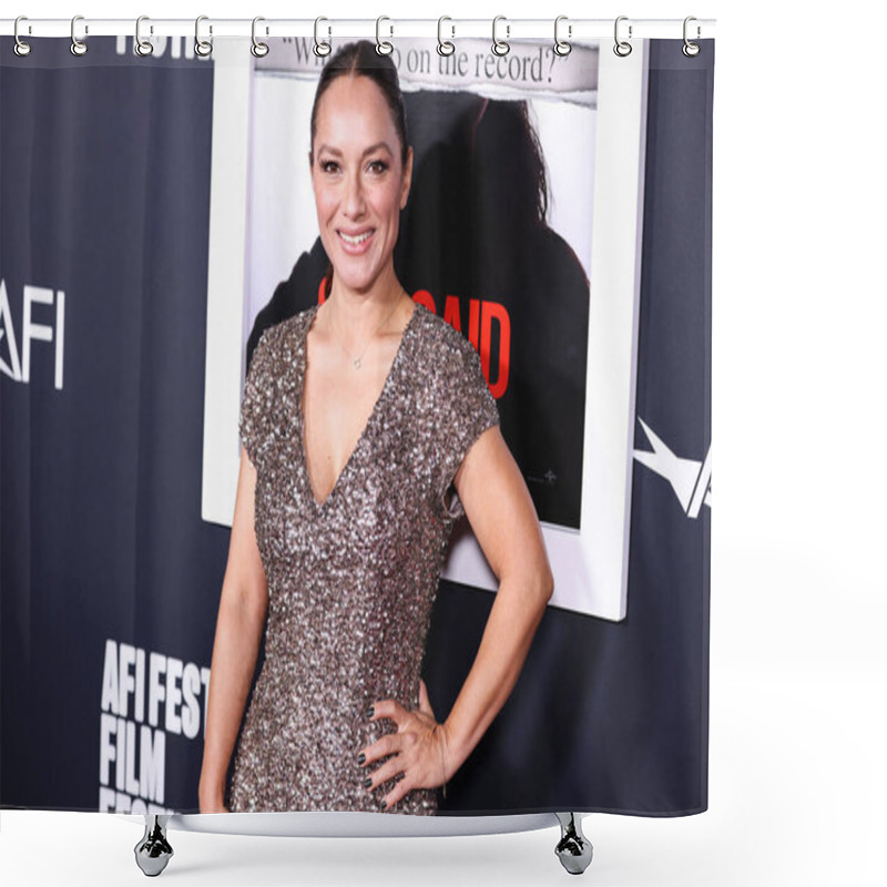 Personality  Larissa Gomes Arrives At The 2022 AFI Fest - Special Screening Of Universal Pictures' 'She Said' Held At The TCL Chinese Theatre IMAX On November 4, 2022 In Hollywood, Los Angeles, California, United States Shower Curtains