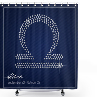 Personality  Glamour Zodiac Sign Design Shower Curtains