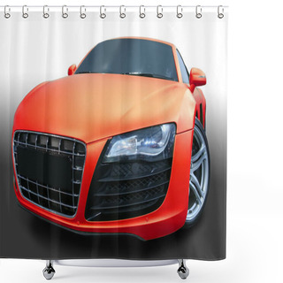 Personality  Sports Car Shower Curtains