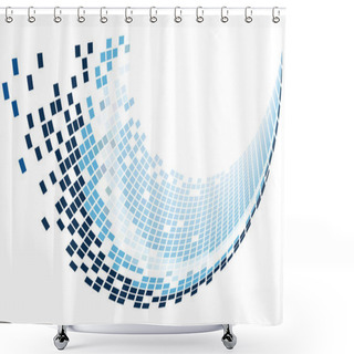 Personality  Mosaic Shower Curtains