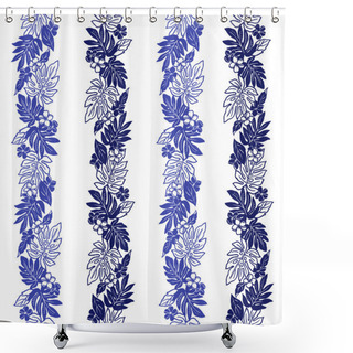Personality  Hibiscus Flower Pattern Shower Curtains