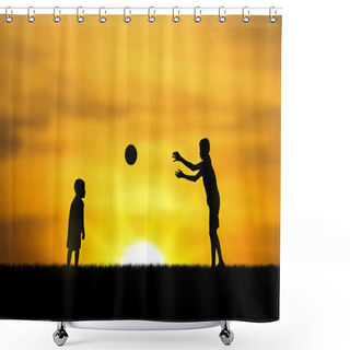 Personality  Sunsets Shower Curtains