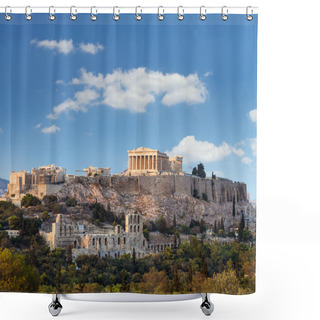 Personality  Parthenon, Akropolis - Athens, Greece Shower Curtains