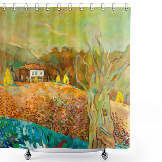 Personality  Country Scene Shower Curtains