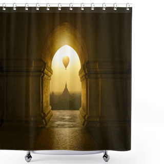 Personality  Buddhist Temple In Bagan Shower Curtains