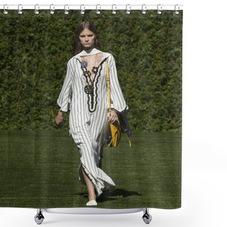 Personality  Tory Burch Show - Spring Summer 2018, New York Fashion Week Shower Curtains
