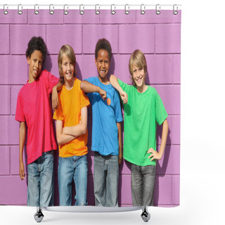 Personality  Diverse Kids Shower Curtains