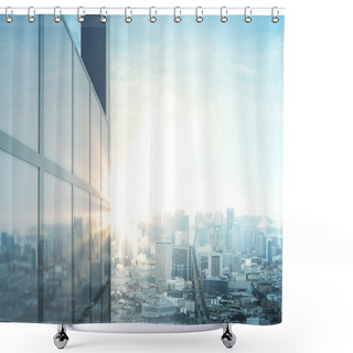 Personality  Modern City Shower Curtains