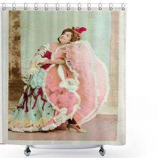Personality  French Dancer Shower Curtains