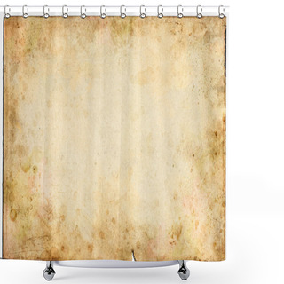 Personality  Old Blank Paper Shower Curtains
