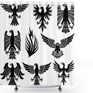 Personality  Heraldic Eagle Set Shower Curtains
