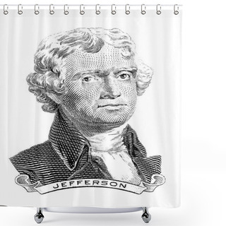 Personality  Thomas Jefferson Shower Curtains