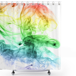 Personality  Abstract Smoke Shower Curtains