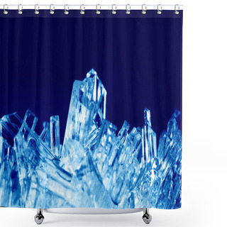 Personality  Crystals Macro Shower Curtains