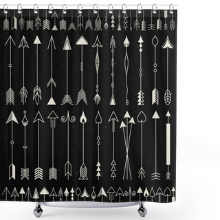 Personality  Hipster Arrows Collection Shower Curtains