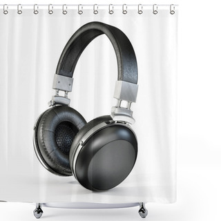 Personality  Headphones Shower Curtains