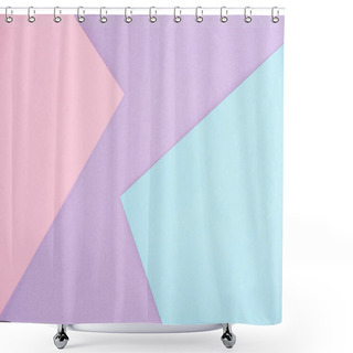 Personality  Abstract Pastel Colors Geometrical Background Shower Curtains