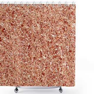 Personality  Shiny Foil Texture For Background And Shadow. Crease. Rose Gold  Shower Curtains