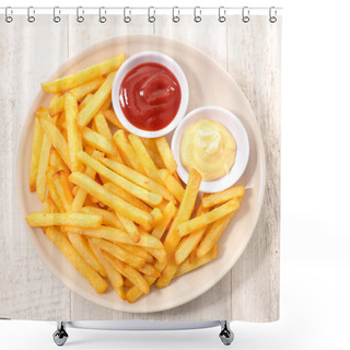 Personality  Delicious French Fries Shower Curtains