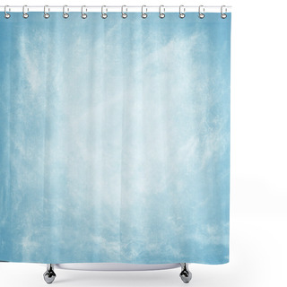 Personality  Grunge Pale Blue Background Shower Curtains