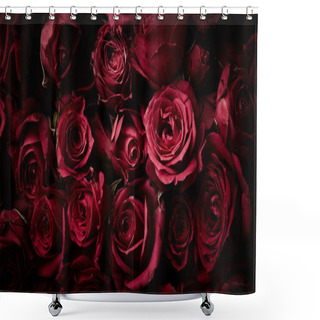 Personality  Beautiful Red Roses Shower Curtains