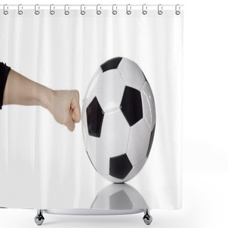 Personality  I Hate Soccer Shower Curtains