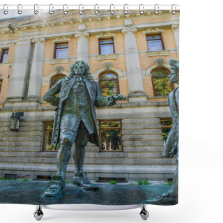 Personality  Monument Shower Curtains