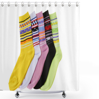 Personality  Socks Shower Curtains
